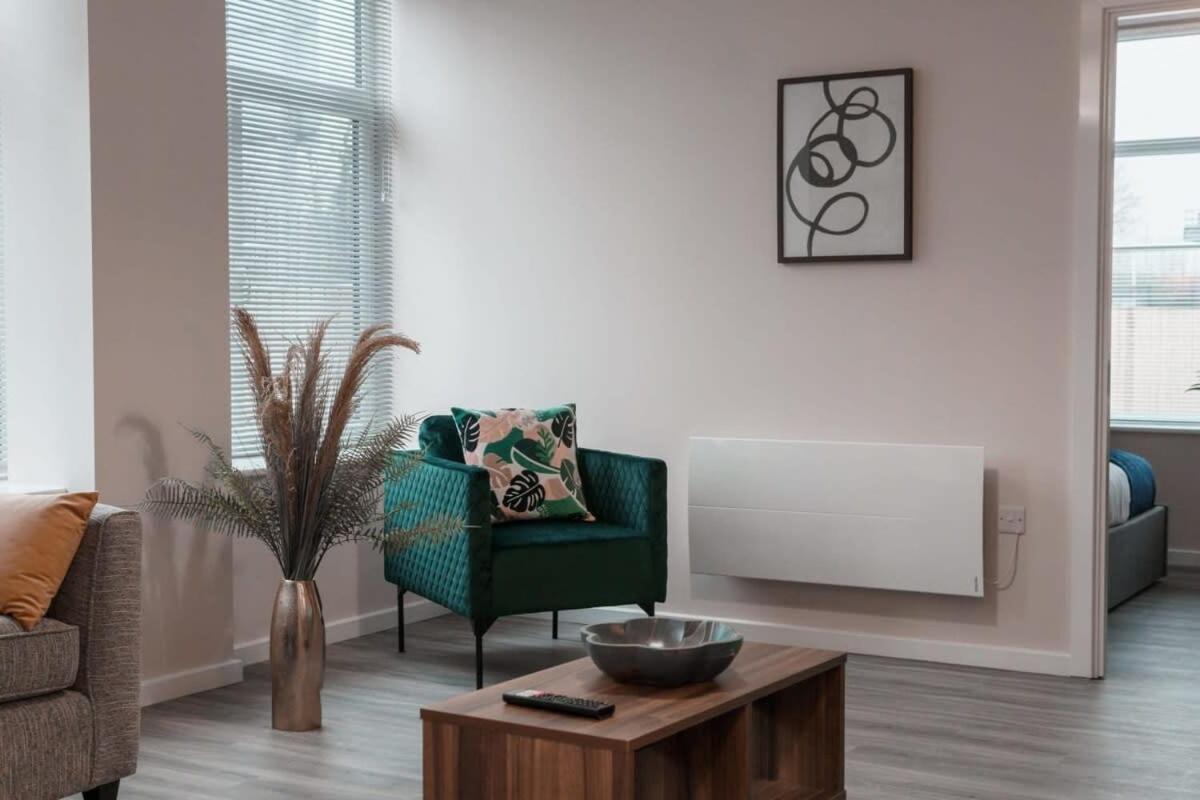 Contemporary 2 Bed Manchester Apartment - Sleeps 4 Bagian luar foto