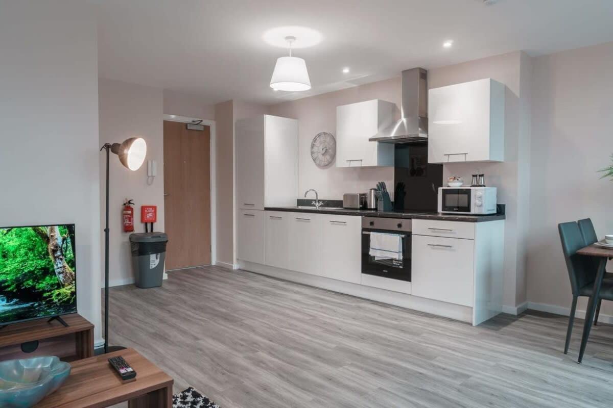 Contemporary 2 Bed Manchester Apartment - Sleeps 4 Bagian luar foto