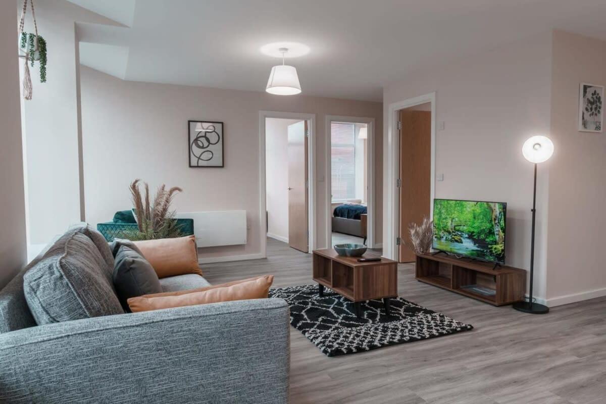 Contemporary 2 Bed Manchester Apartment - Sleeps 4 Bagian luar foto