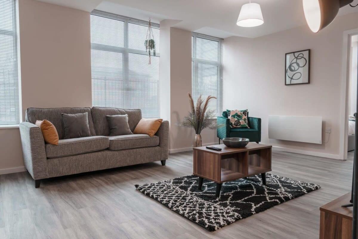 Contemporary 2 Bed Manchester Apartment - Sleeps 4 Bagian luar foto